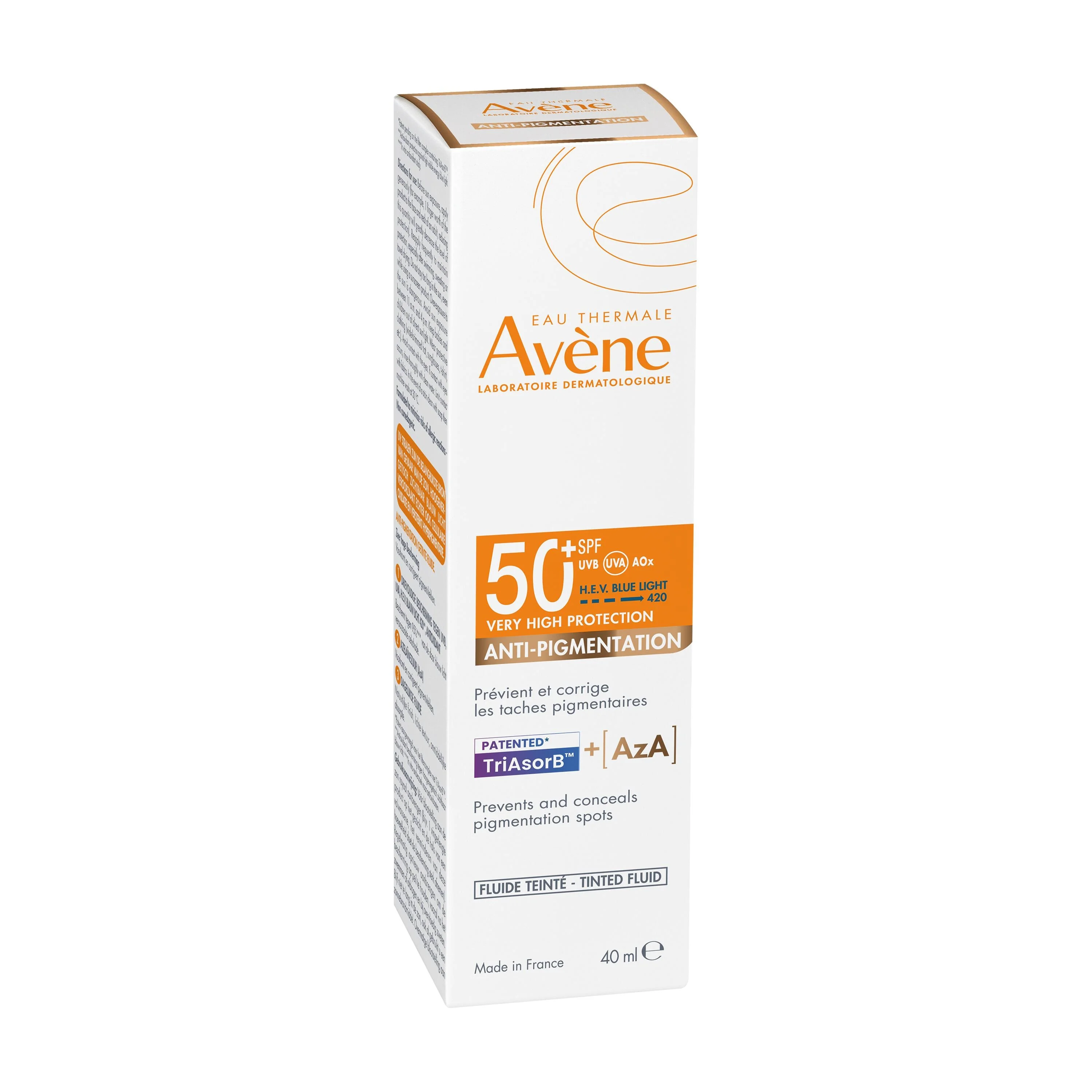 Sonnenschutz-Anti-Pickel-Fluid SPF50+ - Gesichtssonnenschutz mit hohem Schutz.