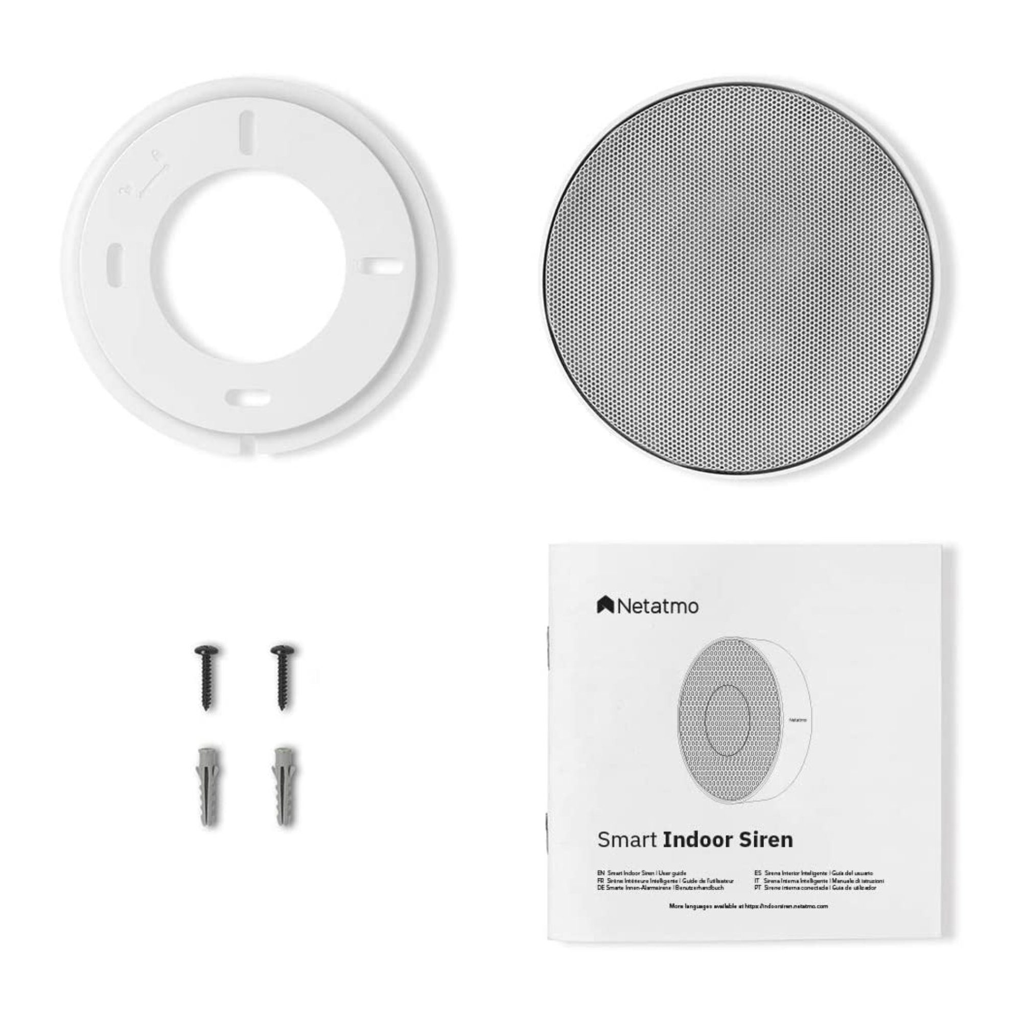 Netatmo Smarte Innen-Alarmsirene mit Gesichtserkennung & App Steuerung Smart-Home-Steuerelement