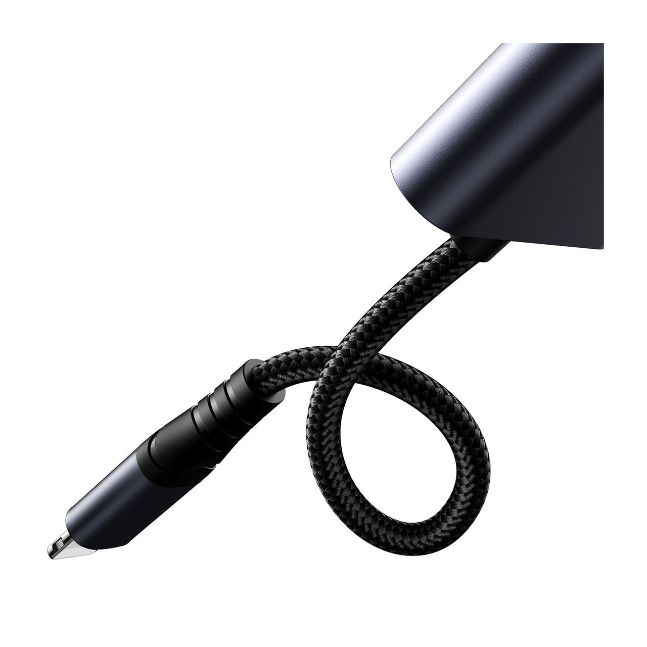 Joyroom iPhone zu iPhone-Anschluss / 3,5-mm-Miniklinken-DAC-Adapter 2in1 – Schwarz