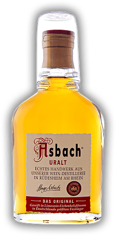 Asbach Uralt 0,1 Liter Asbach Uralt 0,1 Liter Ein feines, altes Destillat. 0,1	 Liter - Vol 36%