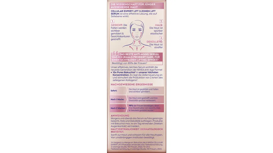 NIVEA Expert Lift Cellular 3-Zonen Lift Serum 30 ml