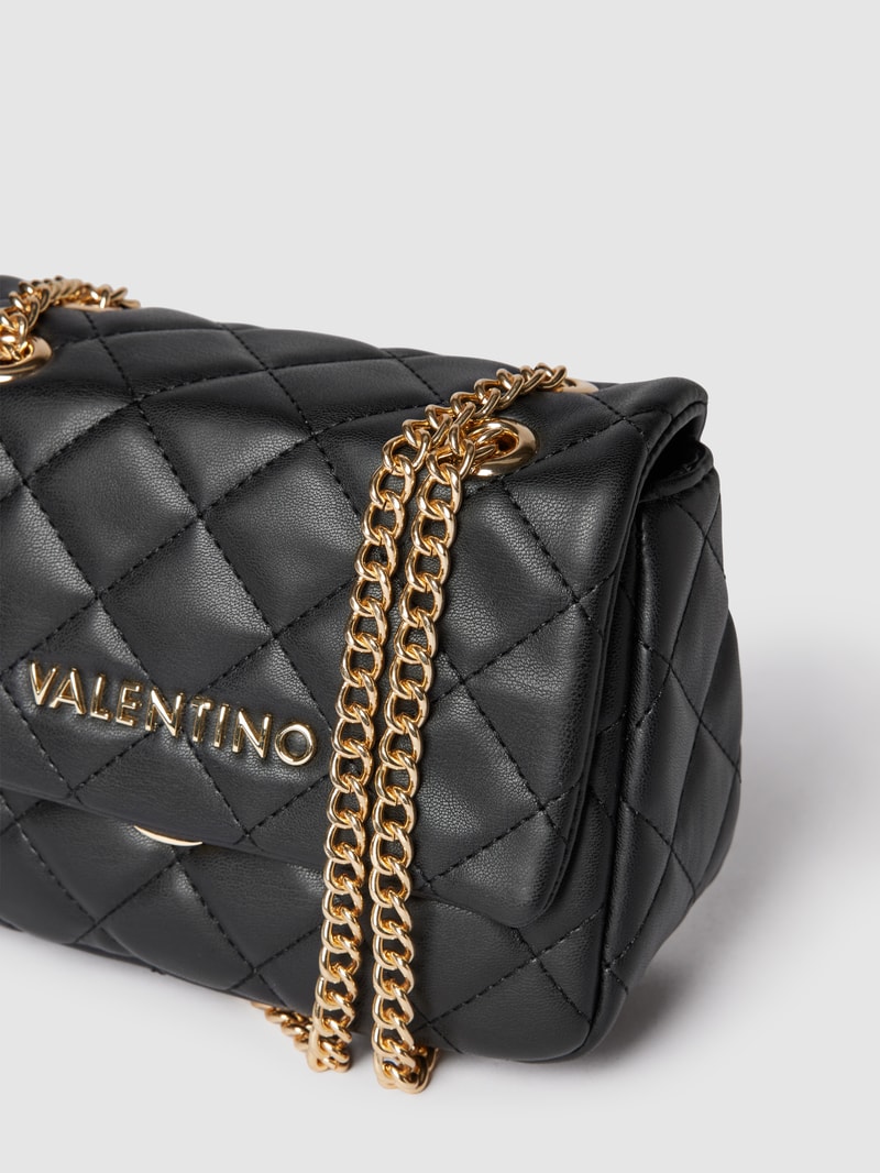 Handtasche in Leder-Optik Modell 'Ocarina Pattina' in schwarz