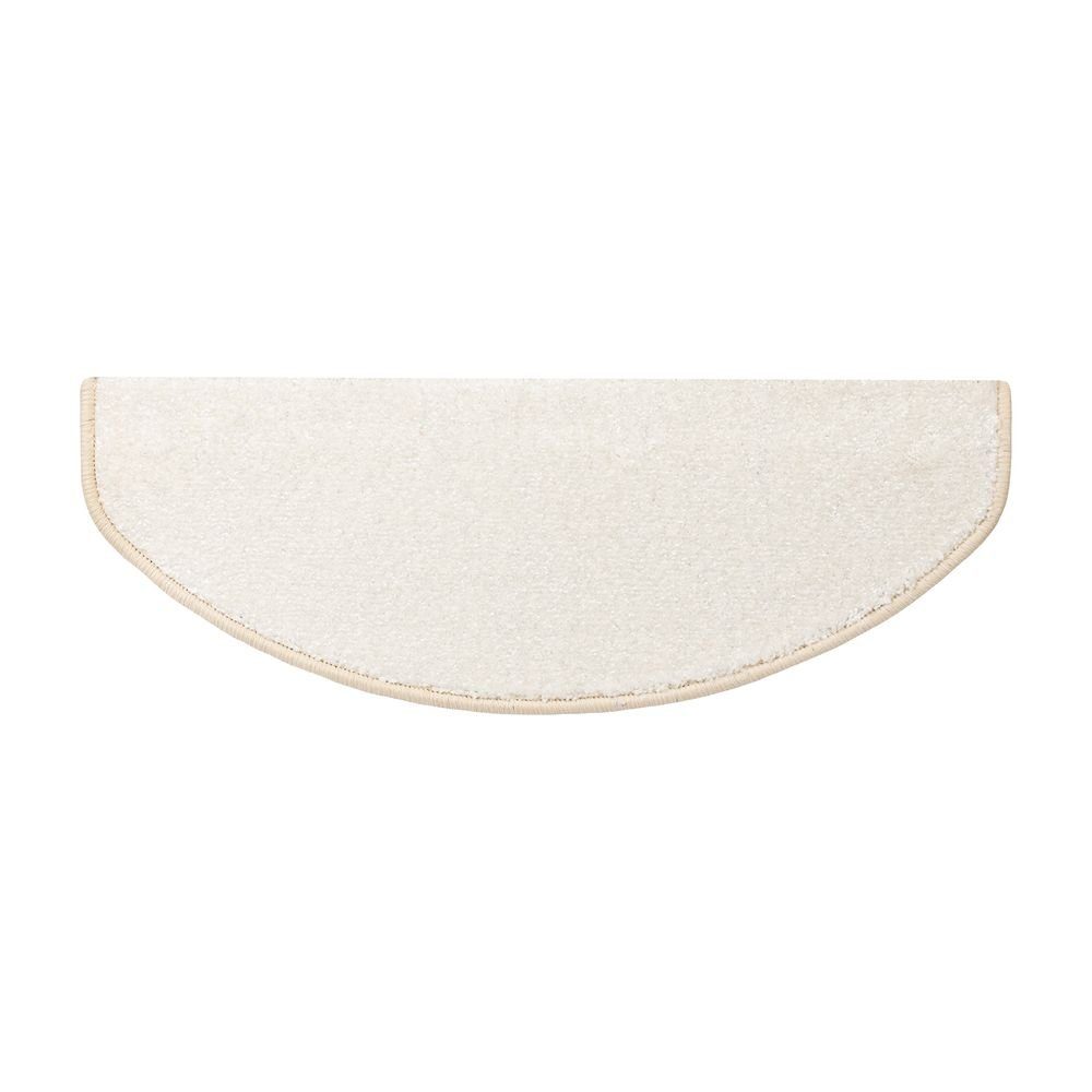 Stufenmatte Marseille,Treppenschoner, Stufenschutz, Schutzmatte in vielen Farben, Karat, Halbrund, Höhe: 13.5 mm, Edler Velours