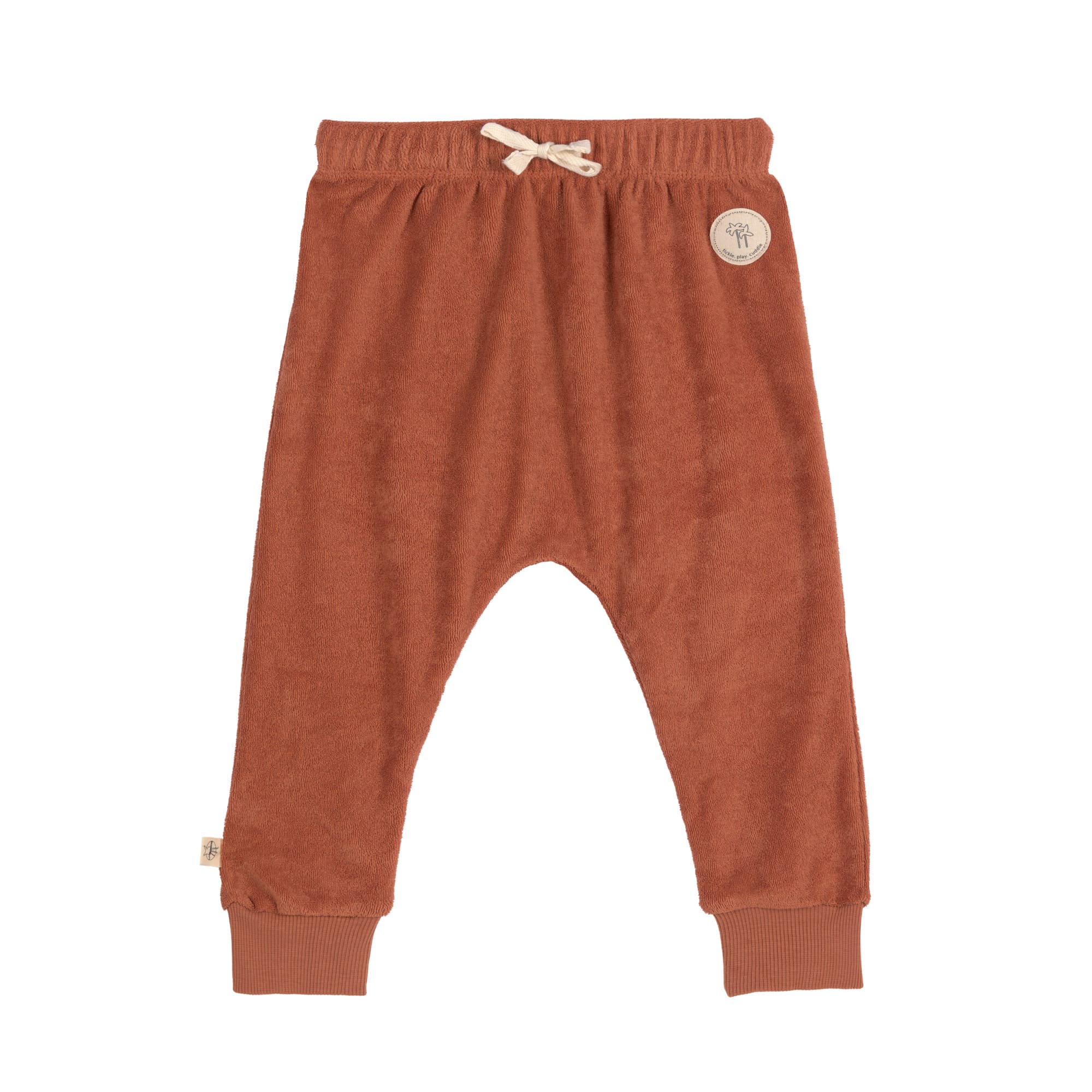 Frottee Hose Kinder, Rostrot