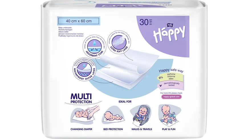 bella baby Happy Wickelunterlage 40x60cm