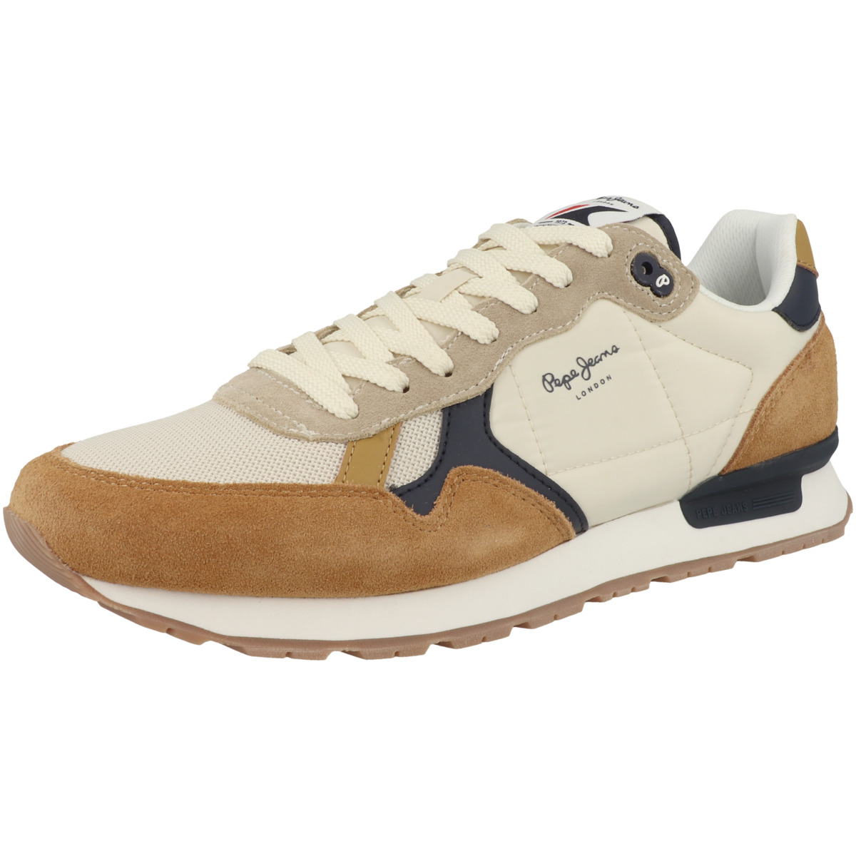 Pepe Jeans Brit Mix Sneaker Low braun