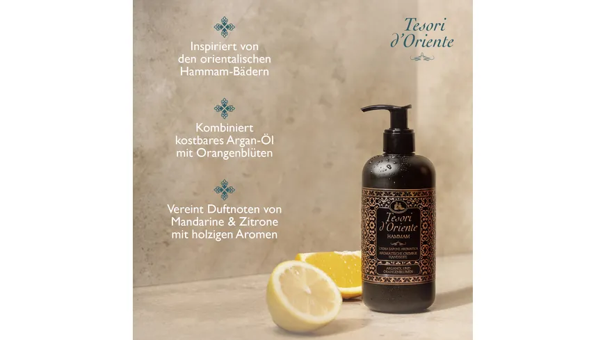 Tesori d'Oriente Flüssigseife Hammam 300 ml