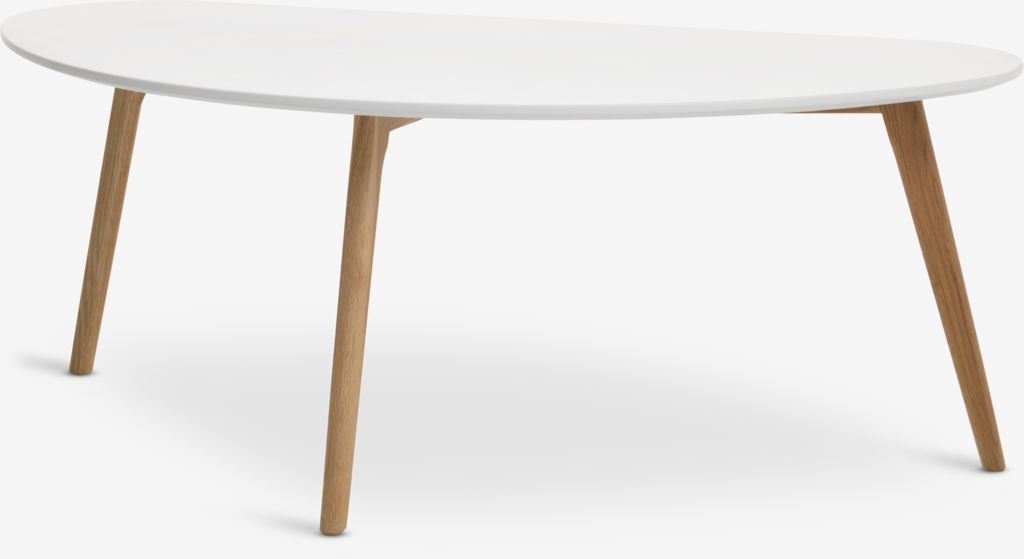 LEJRE Stolik kawowy LEJRE 60x120 biały/dąb