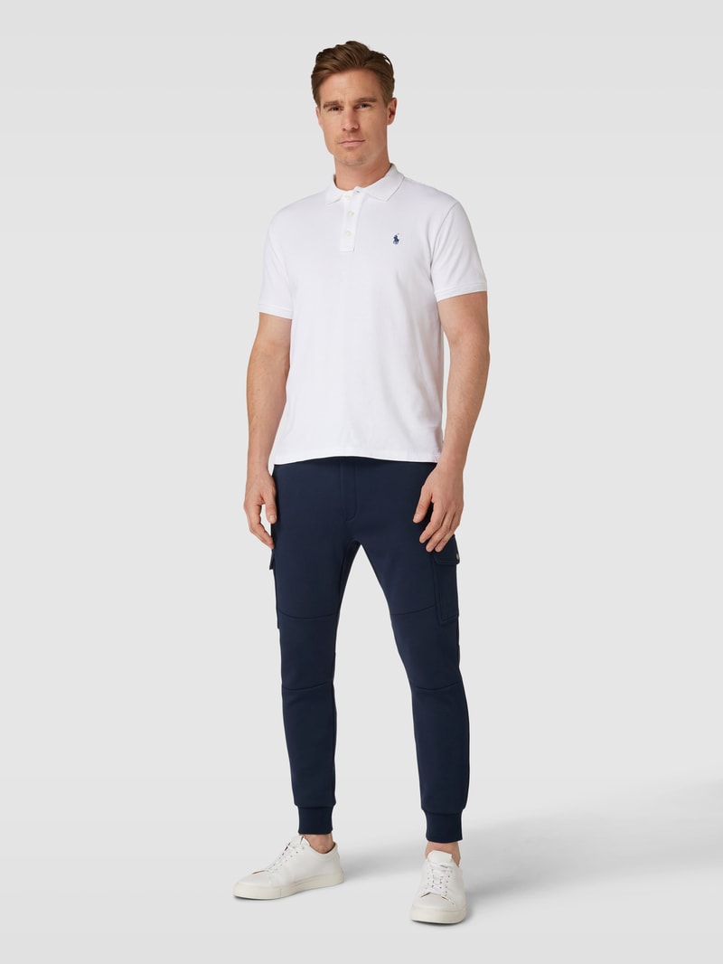Sweatpants mit Cargotaschen Modell 'CARGO' in marineblau