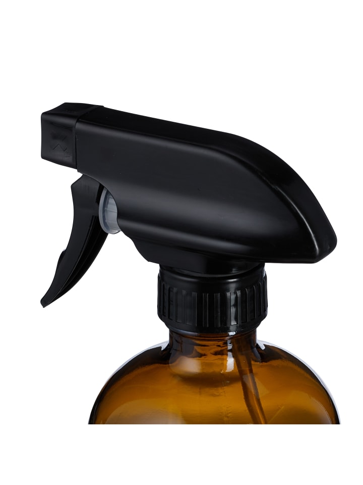 relaxdays 4 x Sprühflasche in Braun/ Schwarz - 500 ml günstig kaufen onesize