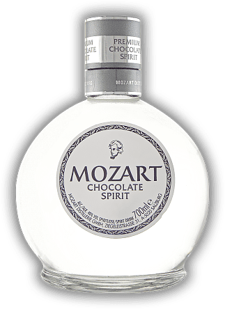 Mozart Chocolate Spirit 0,7 Liter Mozart Chocolate Spirit 0,7 Liter Mozart Chocolate Spirit - ein feiner und klarer Schokoladenbrand. 0,7	 Liter - Vol 40%