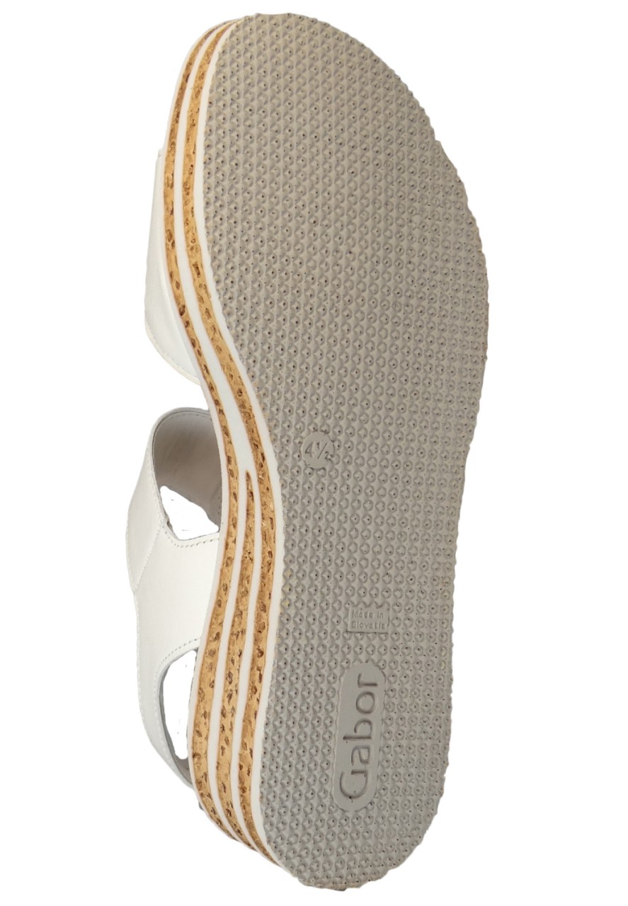GABOR Komfort Sandalen weiss Gabor Fashion Riemchensandale 24.550.20
