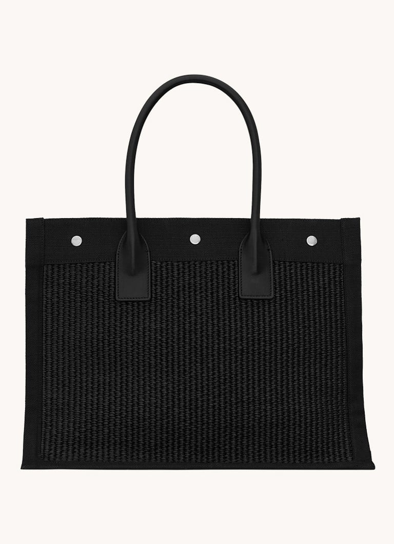 Geantă mică Saint Laurent Riva Gauche cu detalii din piele