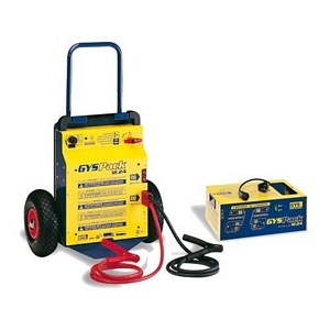 Gys 5192026452 Gyspack Pro 12.24 Cargador Accu profesional, 230 V, 2x12 V, 20 A