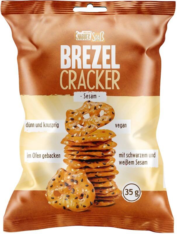 Hellma Sesam Brezel-Cracker 28 Stück à 38 g