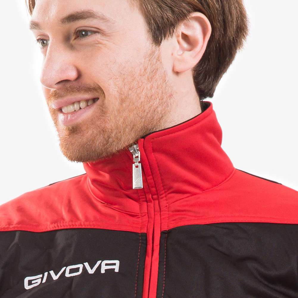 Givova Tuta Visa Trainingsanzug rot/schwarz