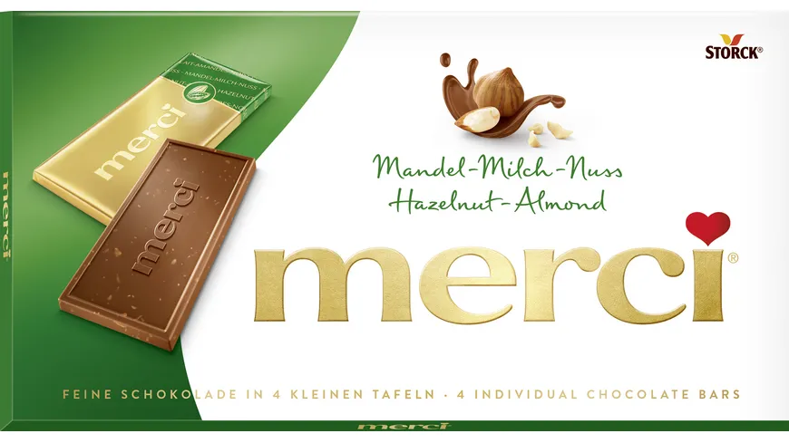 merci Tafelschokolade Mandel-Milch-Nuss 100 g