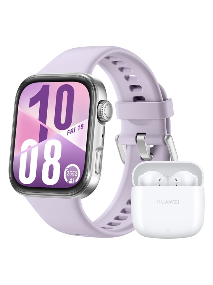 Huawei Smartwatch Watch Fit 4 Bundle in lila günstig kaufen onesize