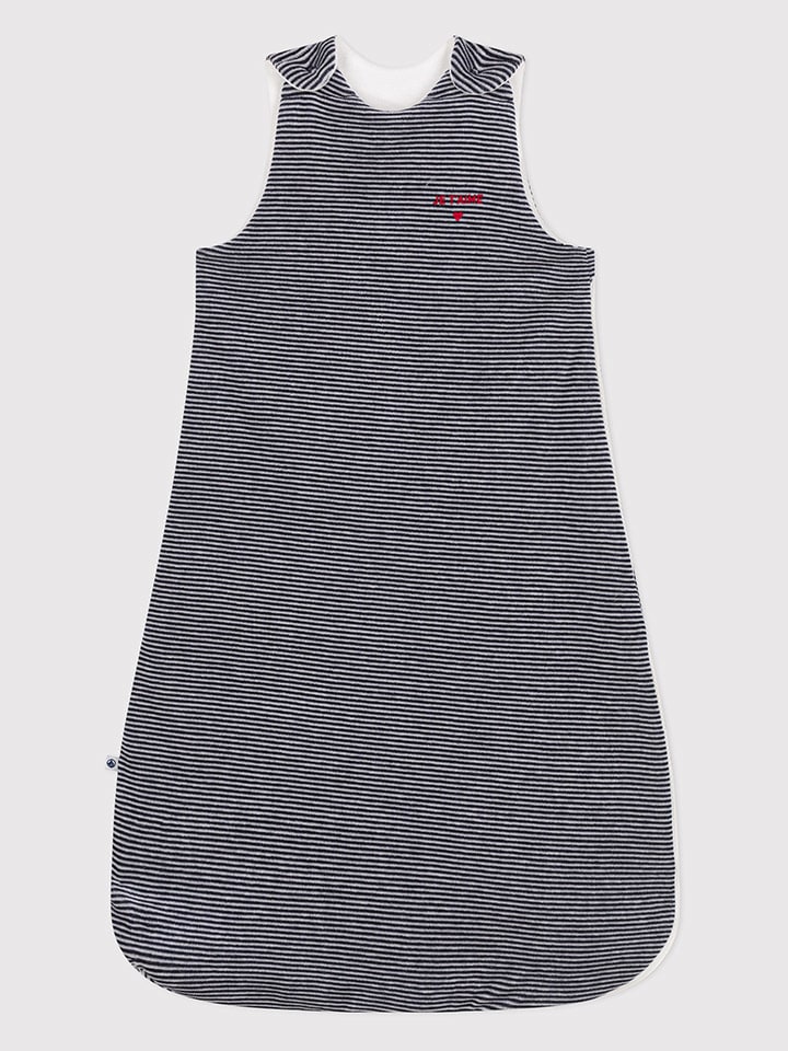 PETIT BATEAU Babyschlafsack in Dunkelblau/ Weiß günstig kaufen