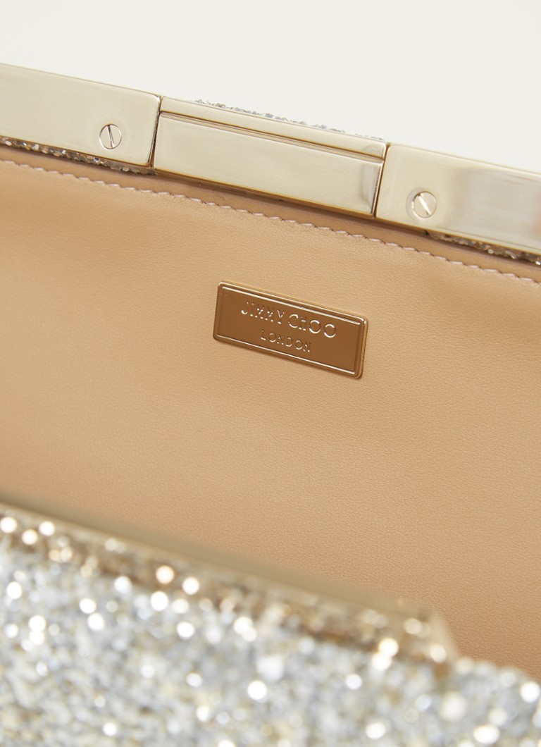 Clutch Jimmy Choo Ellipse com glitter