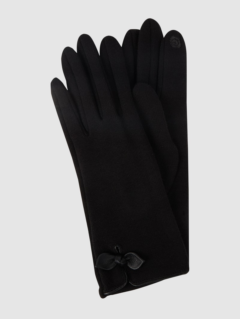 Touchscreen-Handschuhe aus Baumwolle in schwarz