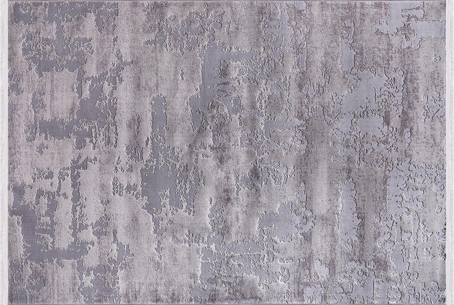 Designteppich Teppich Wohnzimmer Designer Teppich abstrakte modern Grau-Grau, Carpetilla, Rechtekig, Höhe: 13 mm, Wohnzimmer, Esszimmer, Schlafezimmer, Kinderzimmer