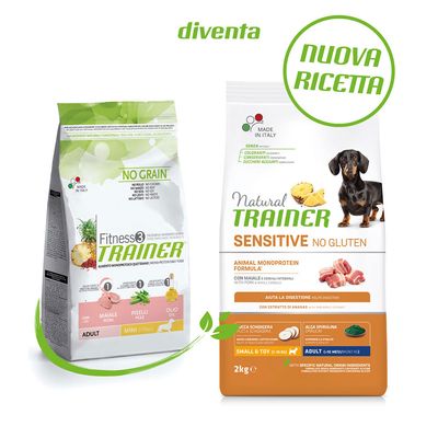 Natural Trainer Sensitive No Gluten Adult Small mit Schwein