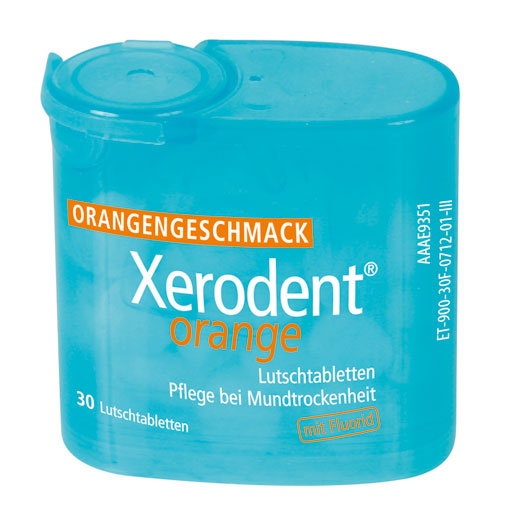 XERODENT Orange Lutschtabletten  30 St  Lutschtabletten