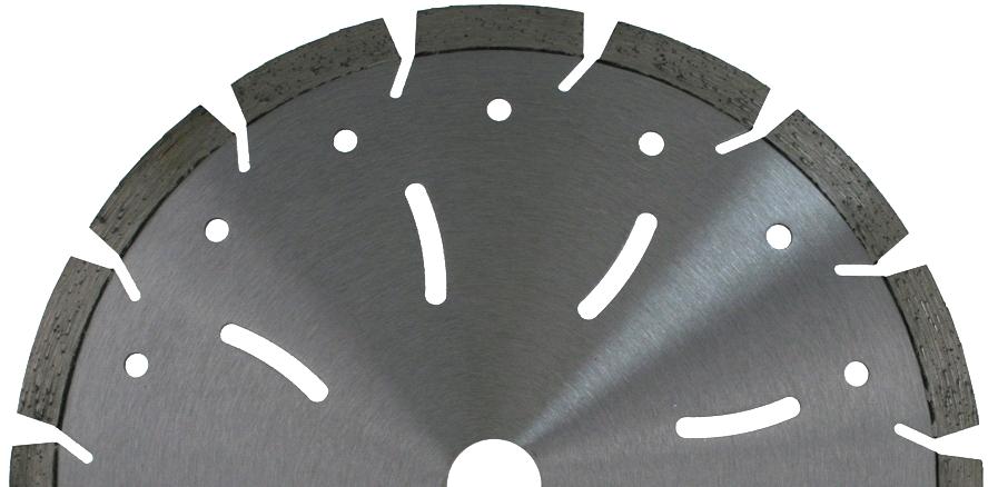 TECTOOL DIAMANTSCHEIBE, SEGMENTIERT, LÜFTUNGSLÖCHER, Ø 150 MM