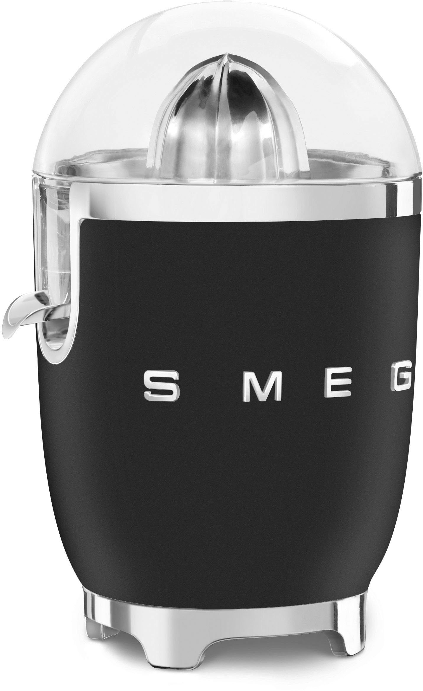 Smeg Zitruspresse CJF01BLMEU Schwarz Matt, 70 W