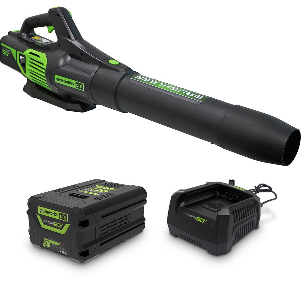Soprador axial GREENWORKS 60V 1 x 4,0 Ah 2406807AUVT