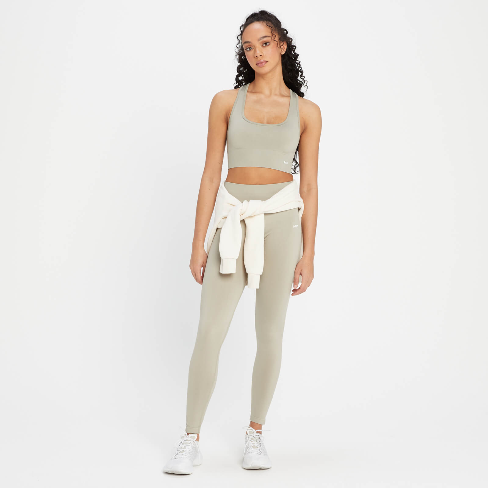 Legging sans coutures MP Shape pour femmes – Gris clair