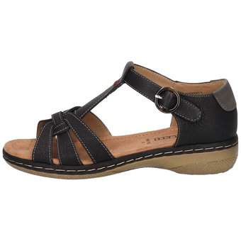 Puccetti Sandale in schwarz