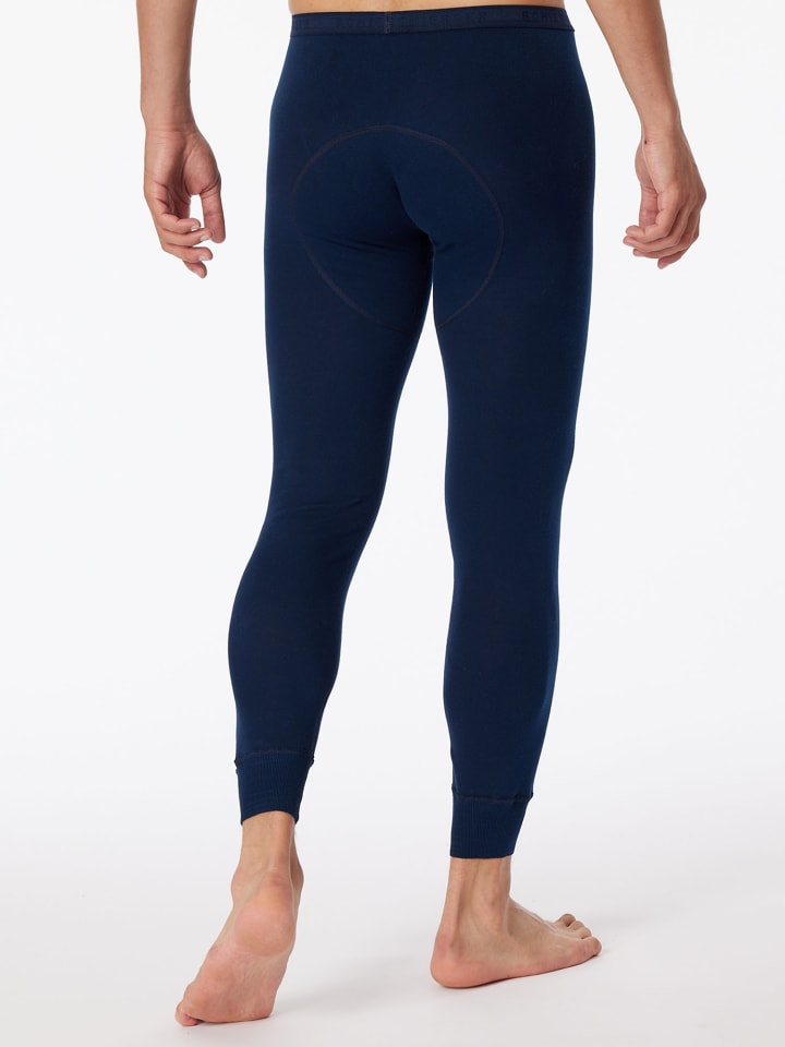 Schiesser Lange Unterhose Original Feinripp in Blau günstig kaufen