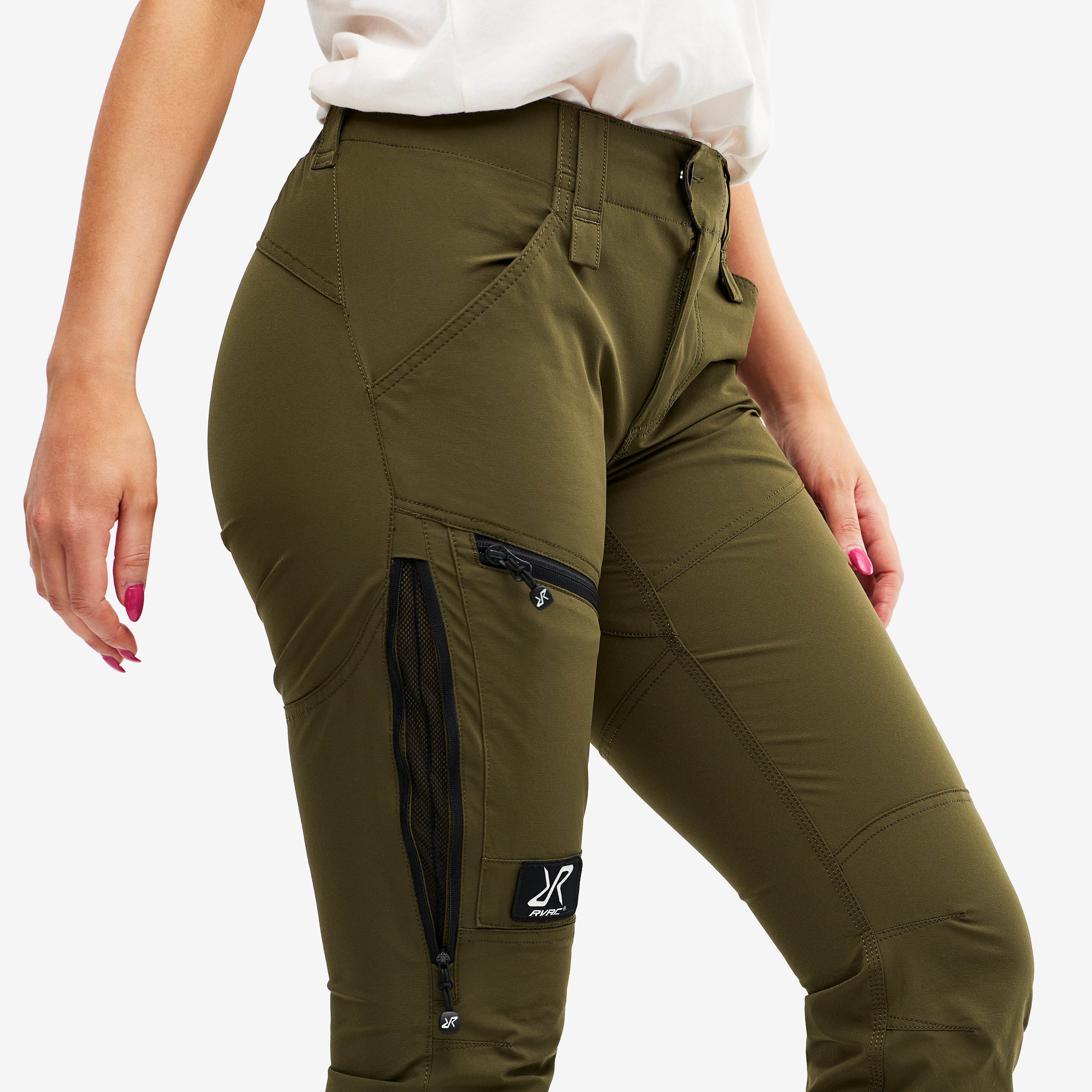 Silence Pants Femme Dark Olive
