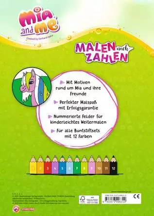 Mia and me: Malen nach Zahlen ab 5