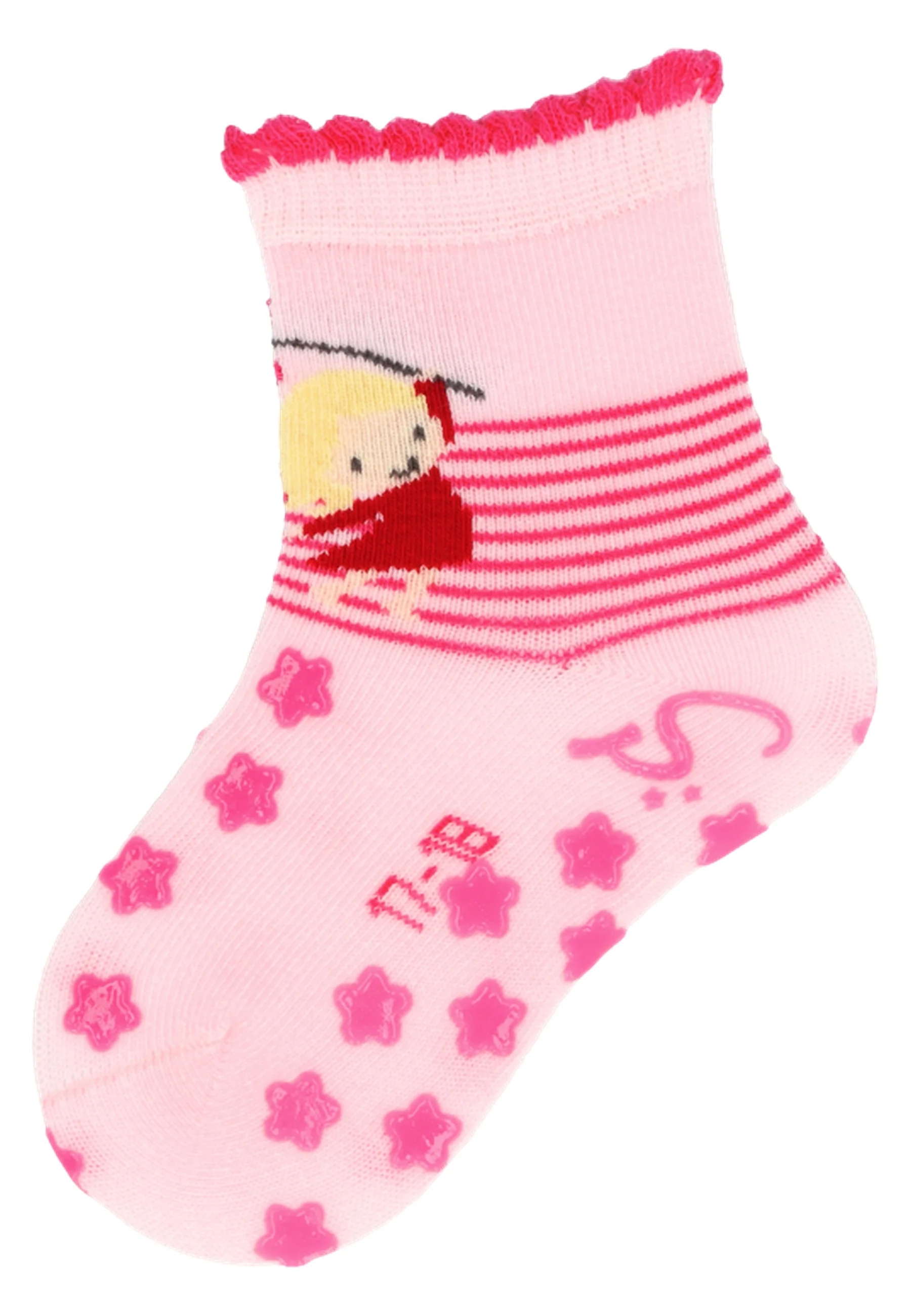 ABS Krabbelsocken im 2er Pack mit Motiv Kind