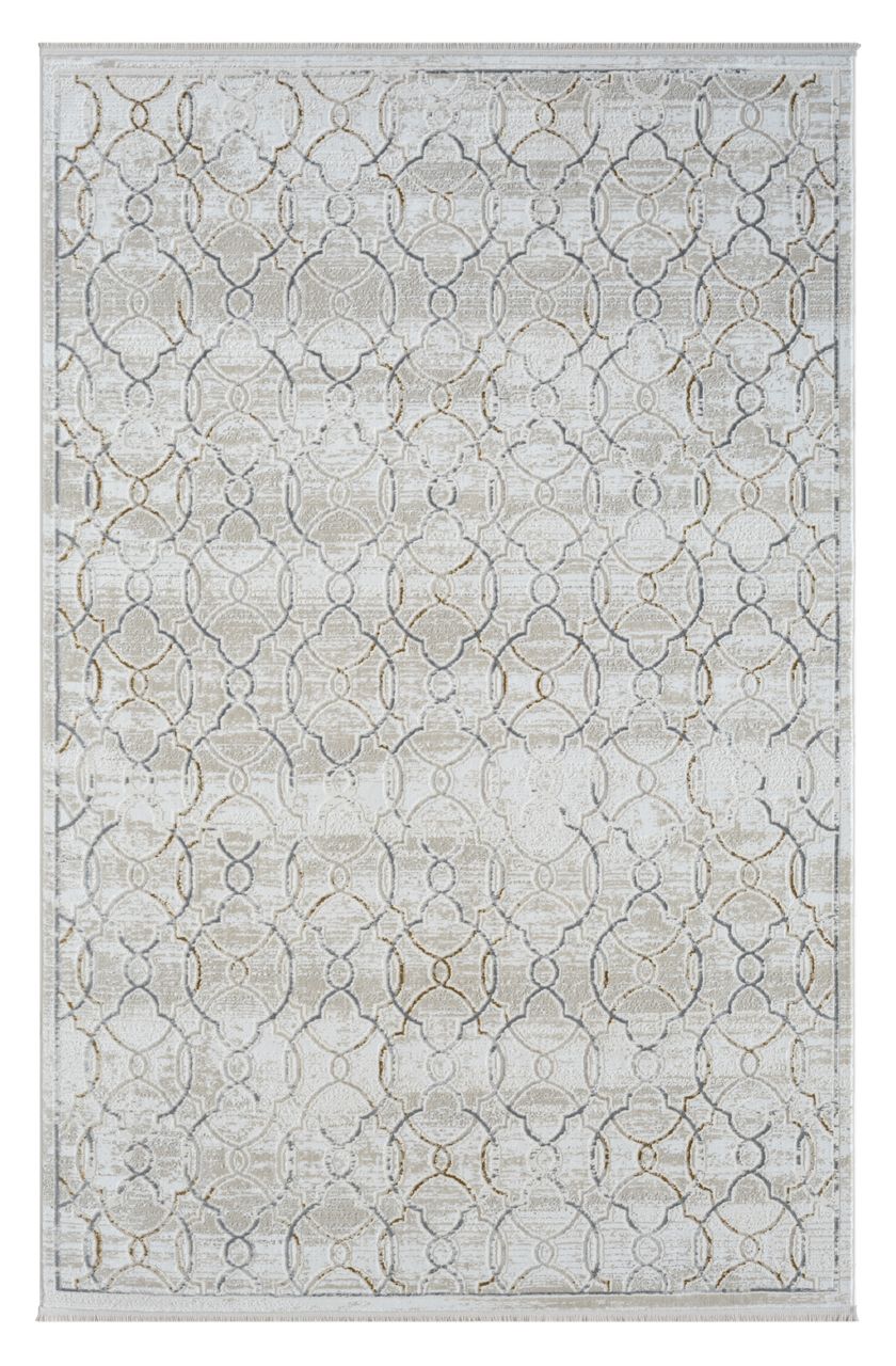 MyFlair Teppich Evelyn , 200cm x 290cm, Farbe Beige, rechteckig, Florhöhe 10mm