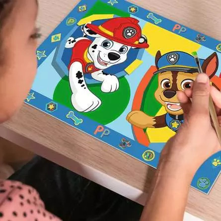 CreArt Paw Patrol - Malen nach Zahlen für Kinder ab 5 Jahren