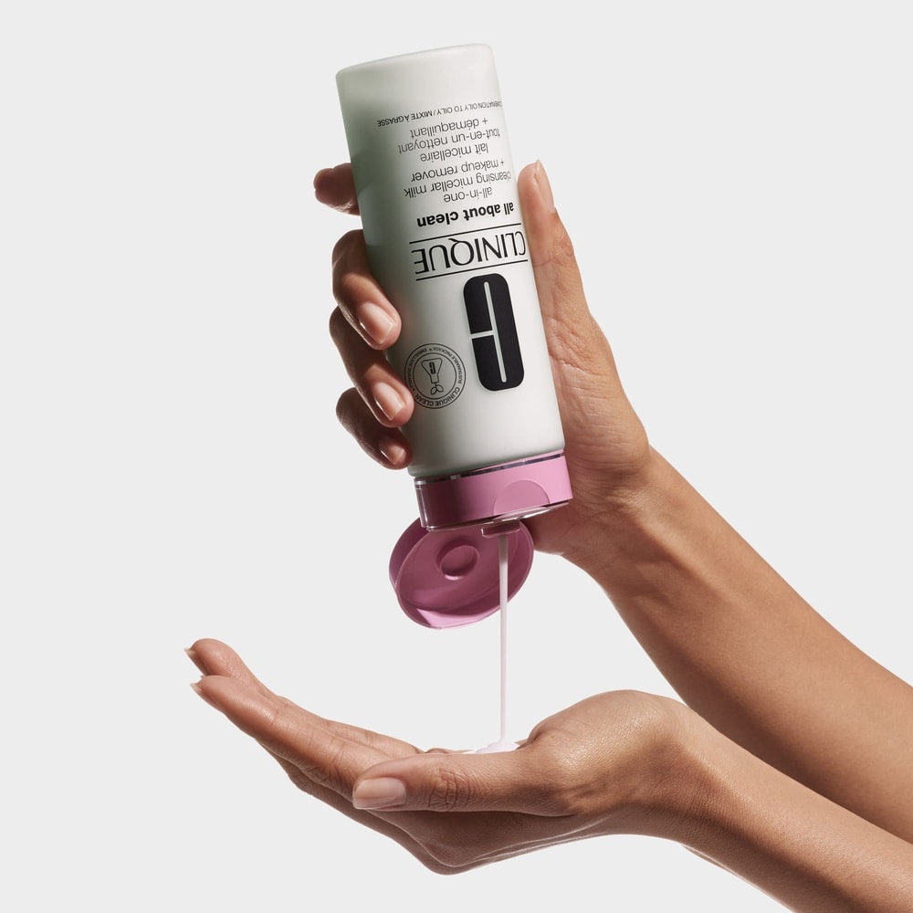 Clinique All About Clean Lait Micellaire Tout-En-Un Nettoyant + Démaquillant Peau Mixte Grasse