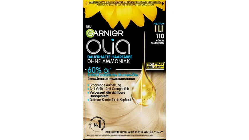 Garnier Olia Coloration Super Blonds Pure 110 helles aschblond kühles aschblond