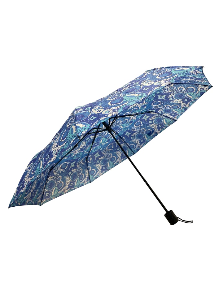 ANELY Kleiner Regenschirm Paris Gemustert Taschenschirm in Blau günstig kaufen onesize
