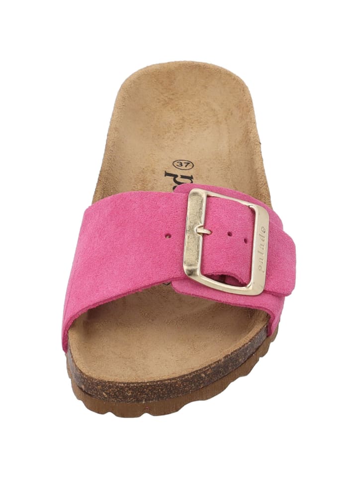 palado Pantoletten in pink velours günstig kaufen