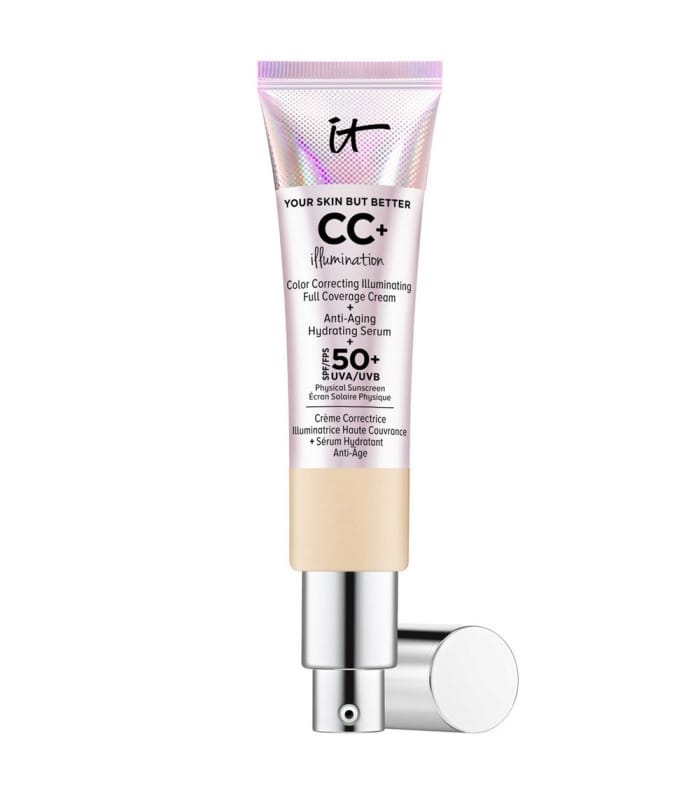 IT COSMETICS-Your Skin But Better™ Cc+ Cream Illumination-Crème Correctrice Illuminatrice Haute Couvrance + Sérum Hydratant Anti-Âge SPF 50+