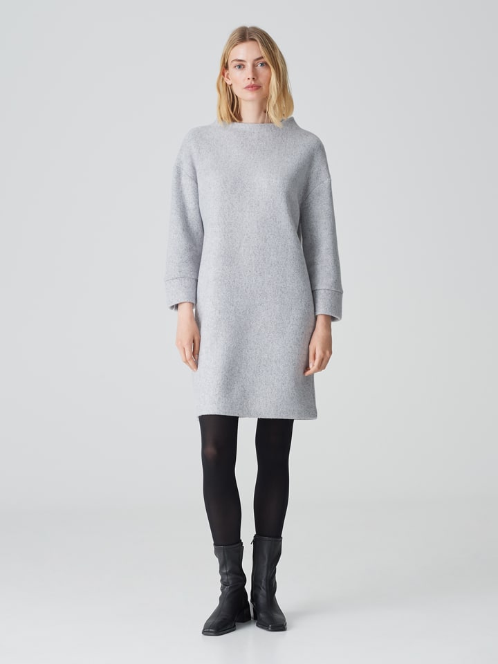 OPUS Strickkleid in Hellgrau günstig kaufen
