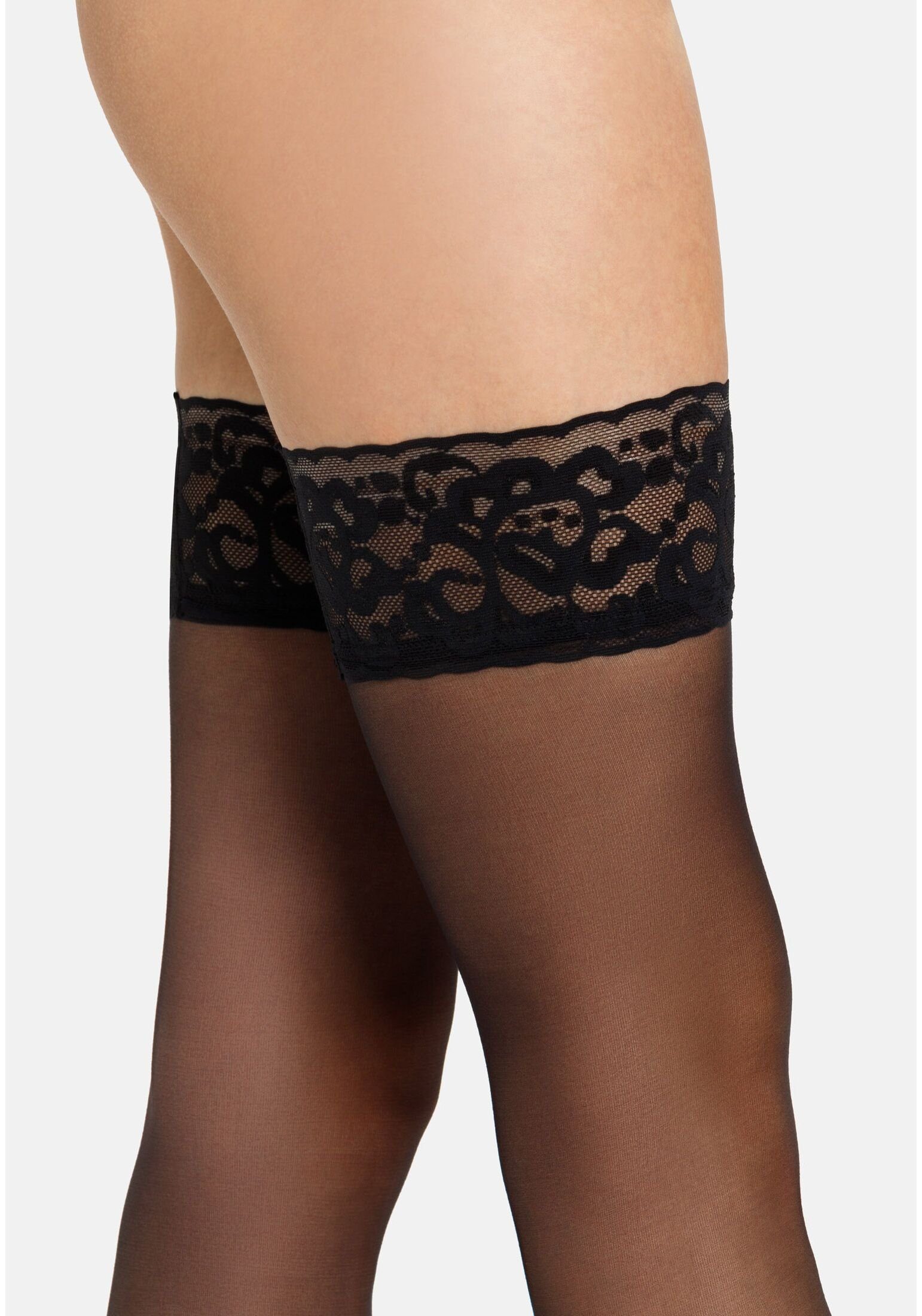 Camano Feinstrumpfhose Halterlose Strümpfe 1er Pack