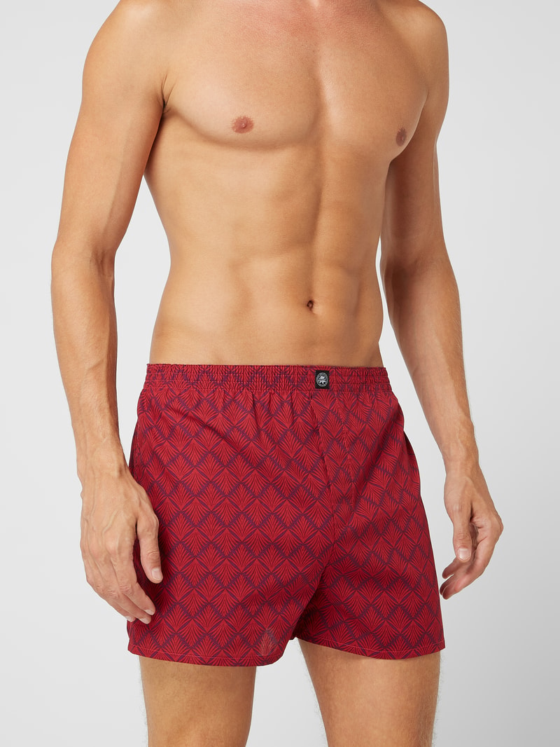 Boxershorts im 2er-Pack Modell 'Enthusiast' in rot
