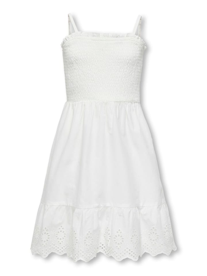 KIDS ONLY Sommerkleid KOGLOU LIFE EMB SMOCK DRESS in cloud dancer günstig kaufen