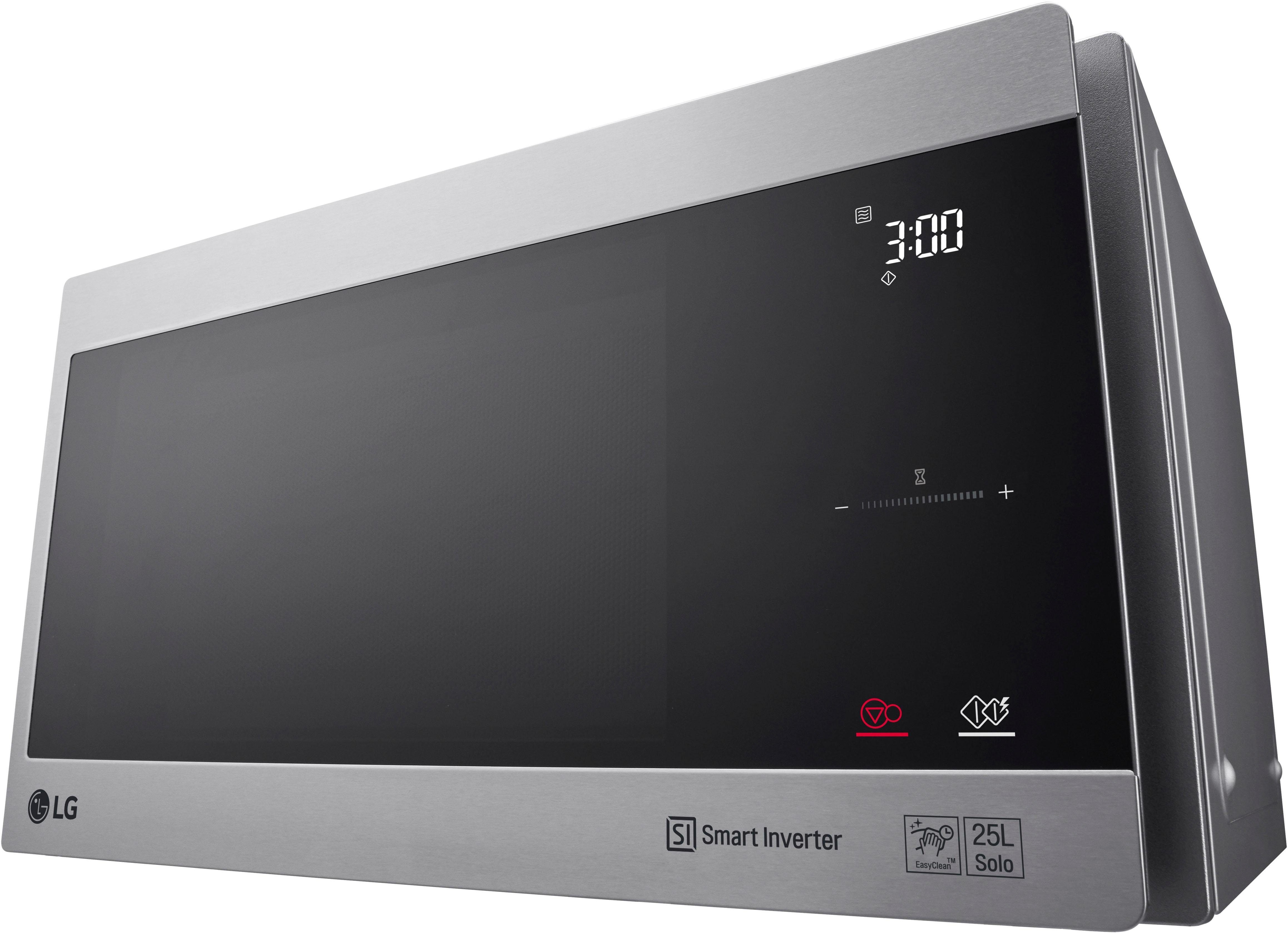 LG Mikrowelle MS 2595 CIS, Mikrowelle, 25 l, Smart Inverter Technologie, echte Glasfront