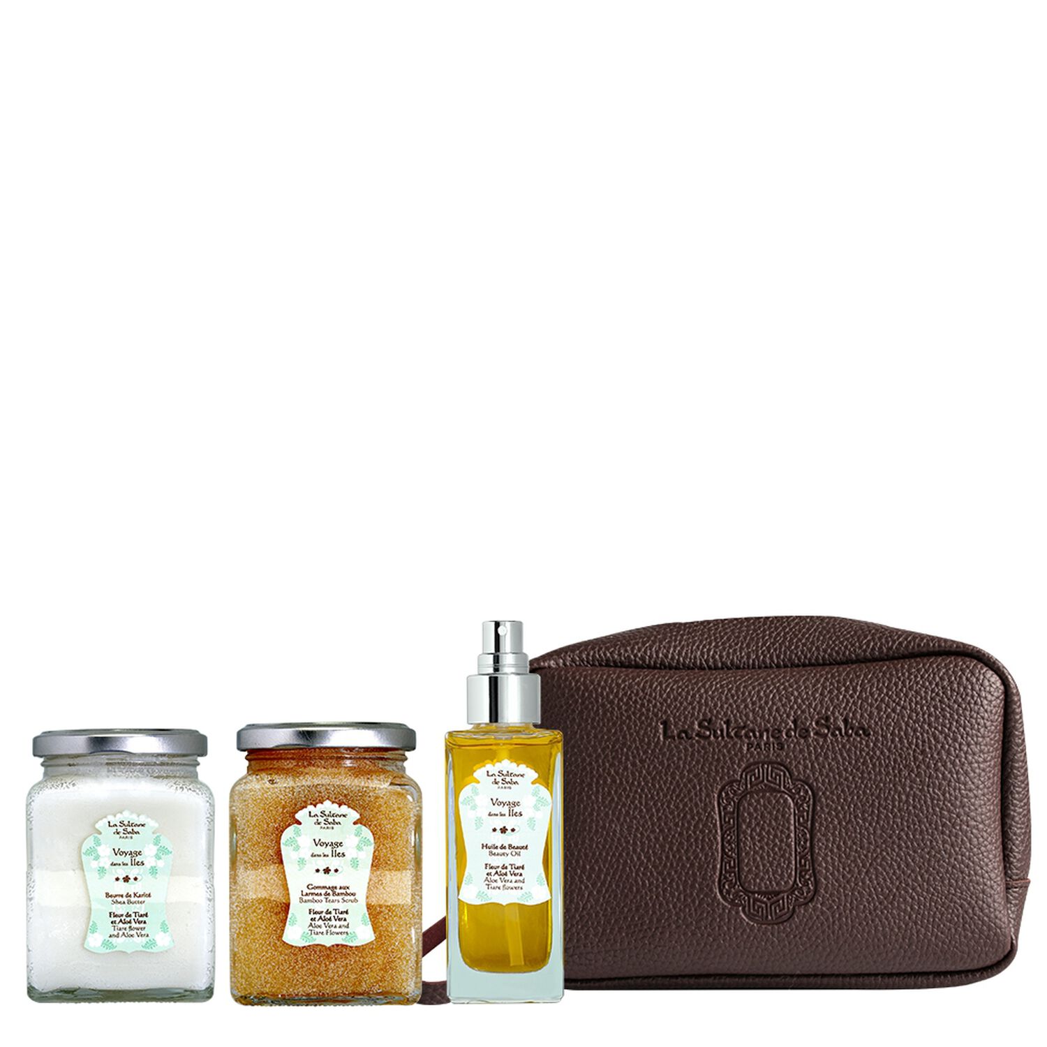 La Sultane de Saba Voyage Dans Les Îles Coffret Gommage 100 ml + 2 Produits